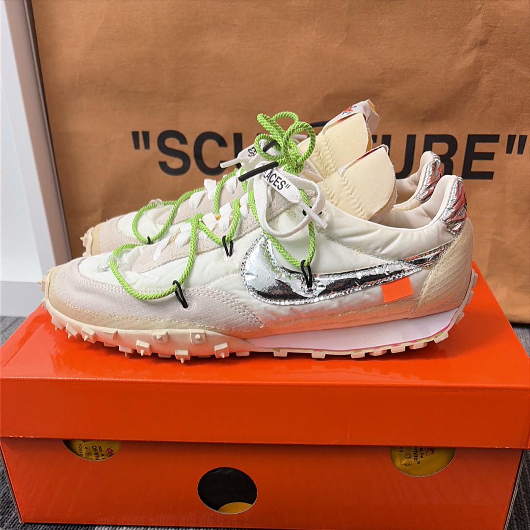 Off-White × Nike Women's Waffle Racer "White"