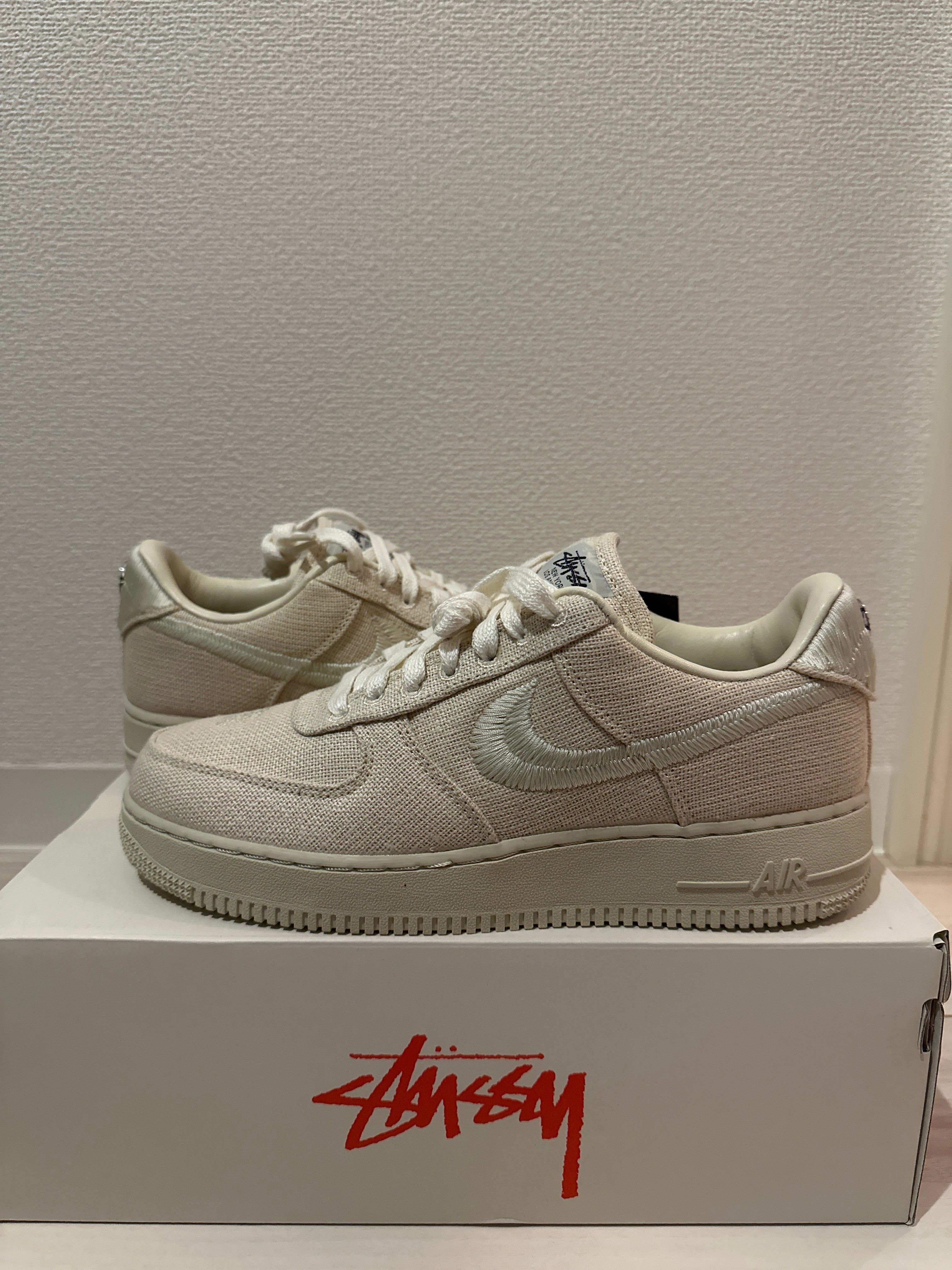 Stussy × Nike Air Force 1 Low "Fossil Stone"