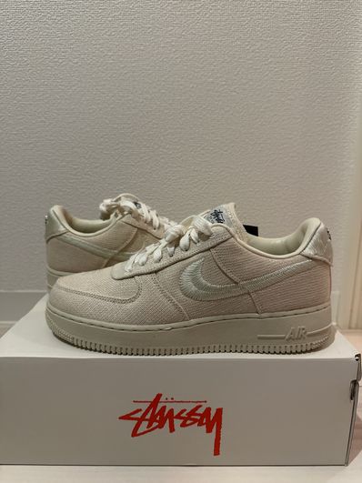 Stussy × Nike Air Force 1 Low "Fossil Stone"