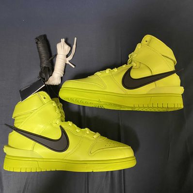 AMBUSH × NIKE DUNK HIGH "FLASH LIME"