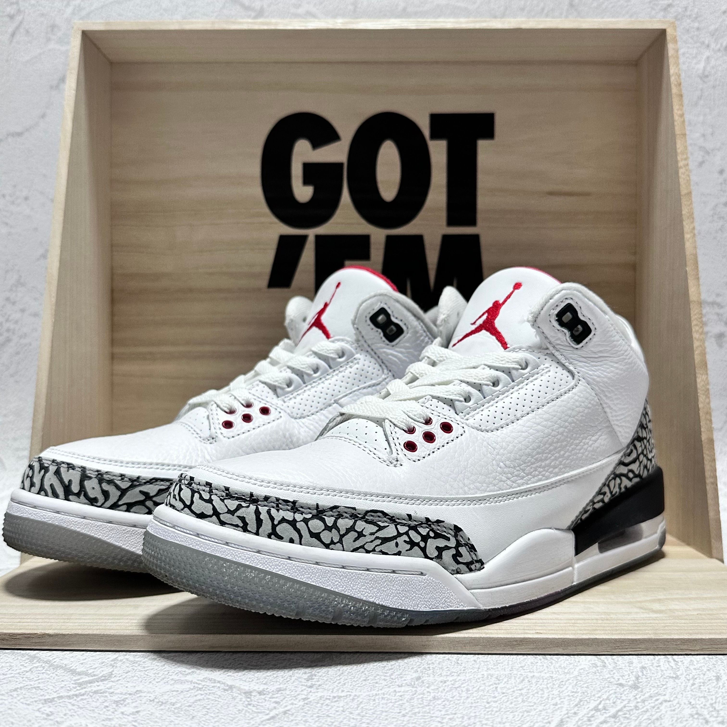 Nike Air Jordan 3 Retro "Free Throw Line White Cement"