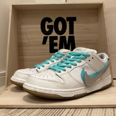Diamond Supply Co. × Nike SB Dunk Low Pro "White"