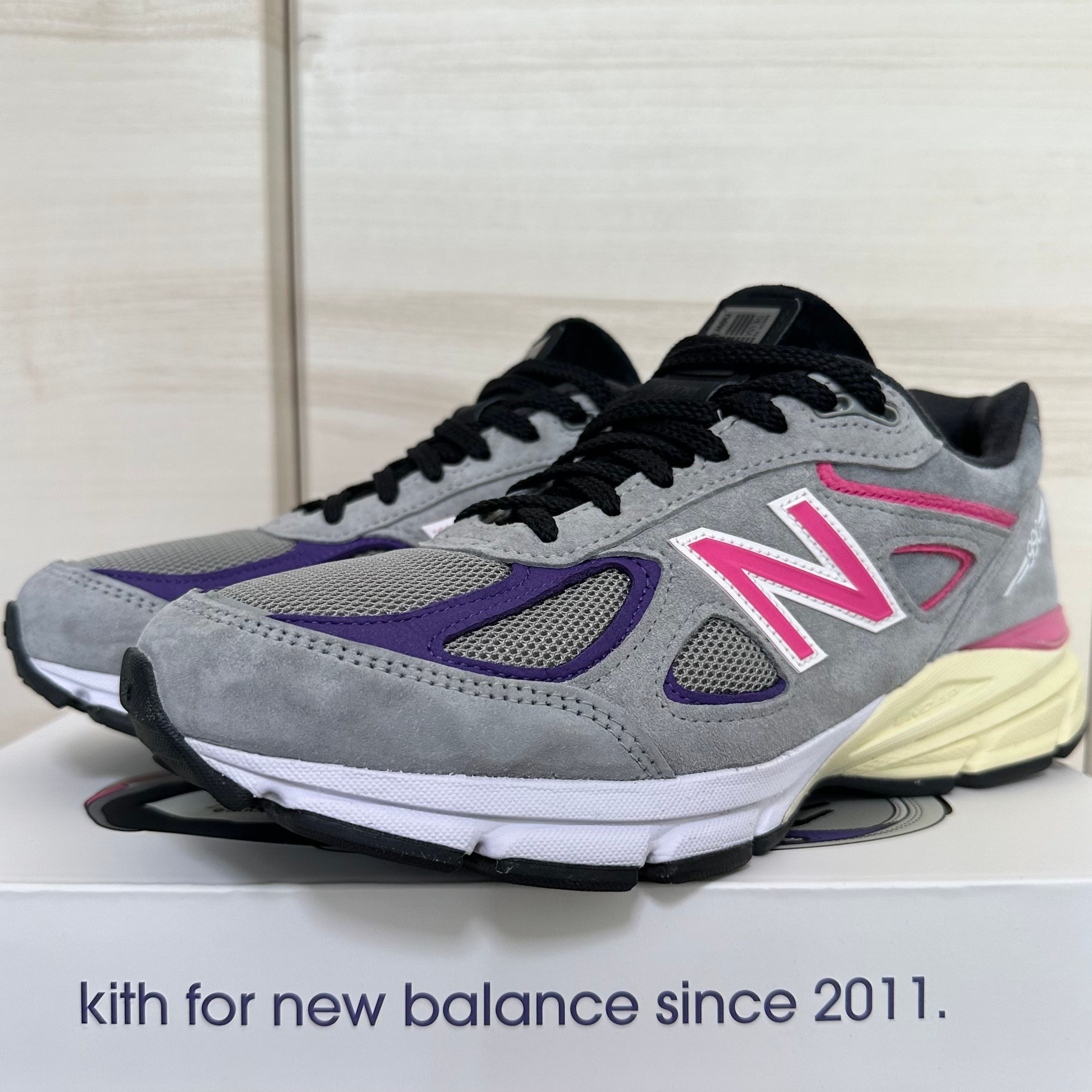 KITH × UNITED ARROWS & SONS × New Balance 990V4 "Smoked Pearl"