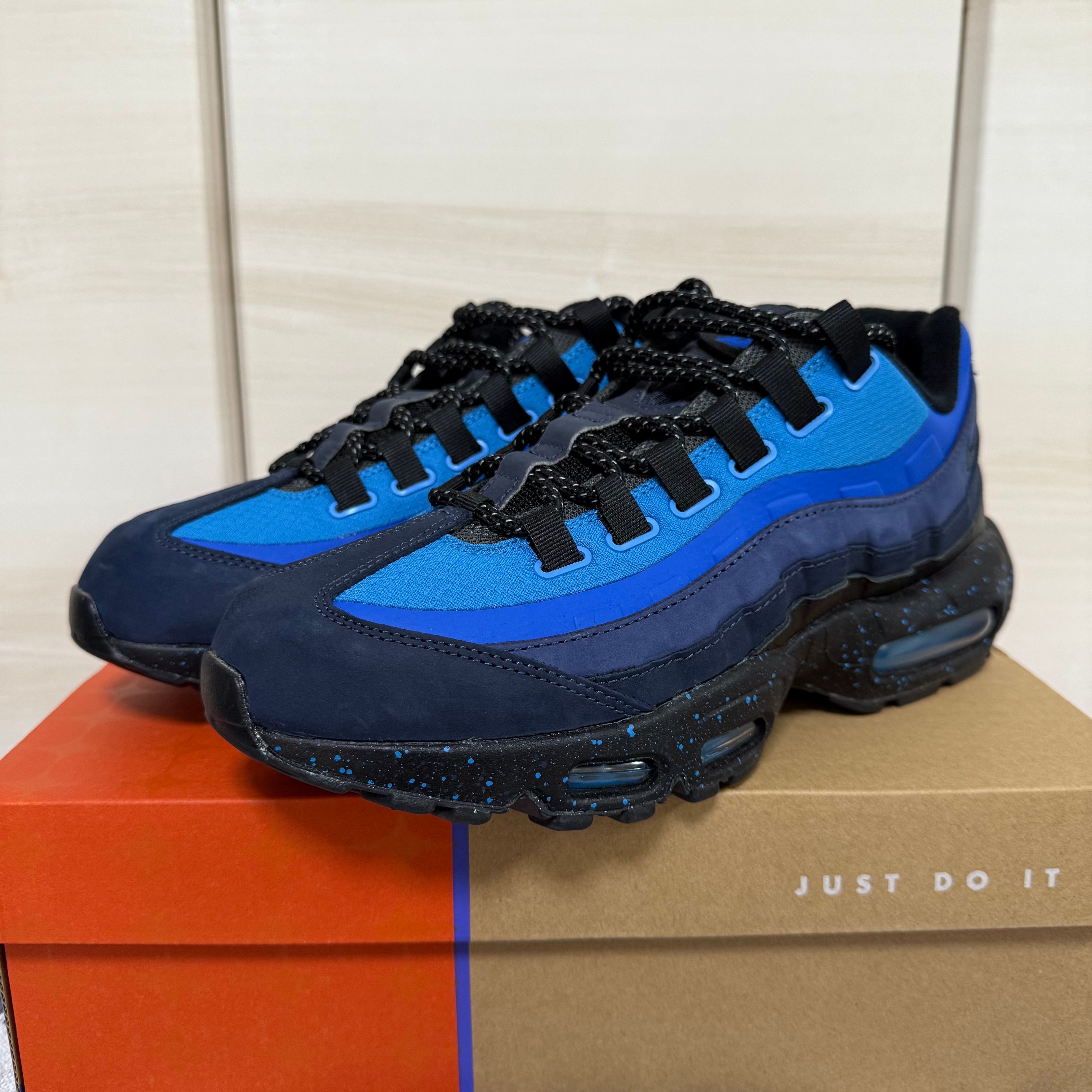 Stash × Nike Air Max 95 "Black and Harbor Blue" (2024)