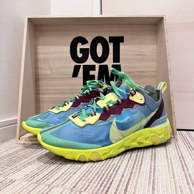 UNDERCOVER × Nike React Element 87 "Blue/Yellow"