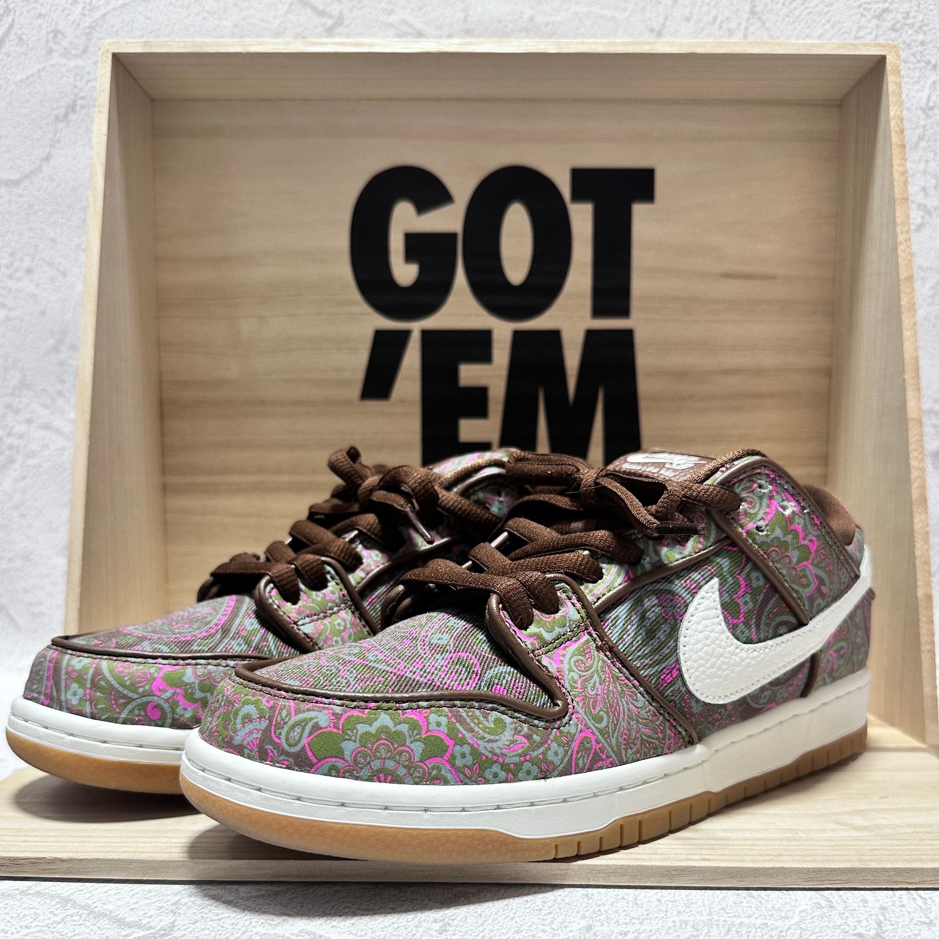 Nike SB Dunk Low PRM "Brown Paisley"