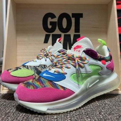 ODELL BECKHAM JR × NIKE AIR MAX 720 "White/Wine Red"