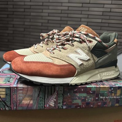 KITH Ronnie Fieg and the Frank Lloyd Wright Foundation × New Balance 998 "Beige/Chutney"