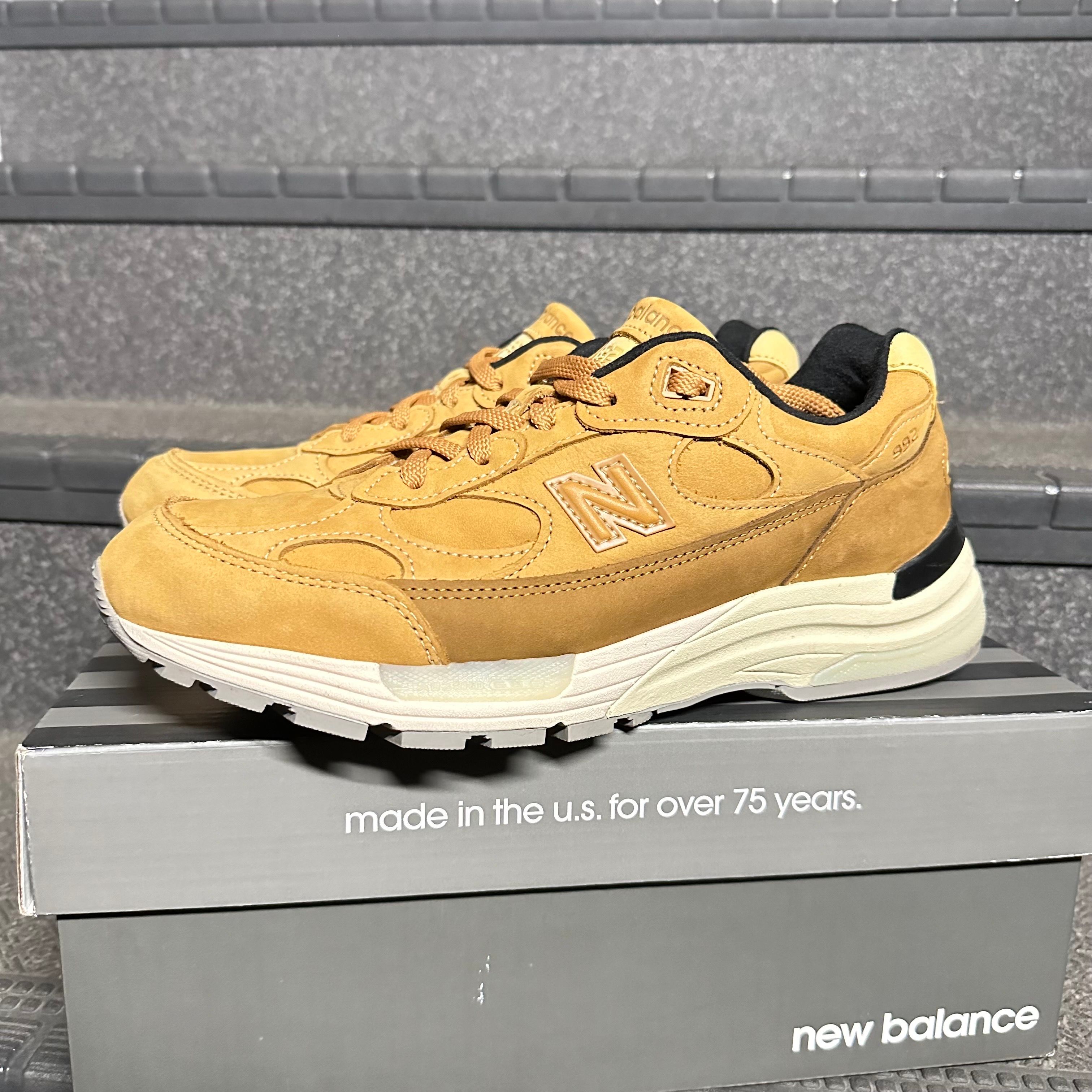 New Balance 992 Made in USA "Tan/Brown"