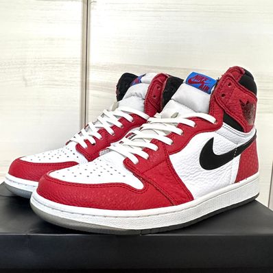 Spiderman × Nike Air Jordan 1 Origin Story "Gym Red/White/Photo Blue/Black"