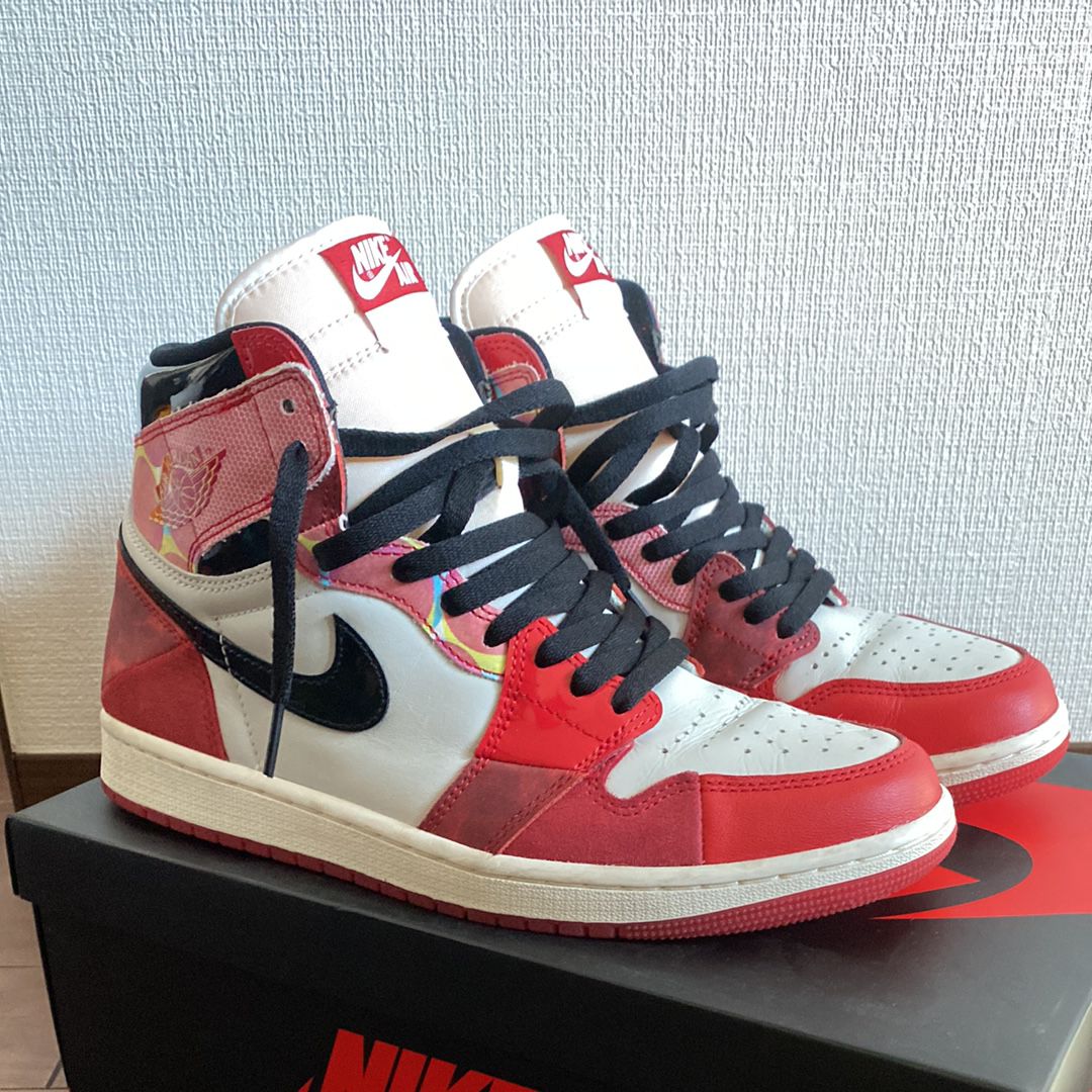 Spider-Man × Nike Air Jordan 1 Retro High OG SP "Spider-Man: Across the Spider-Verse/University Red"