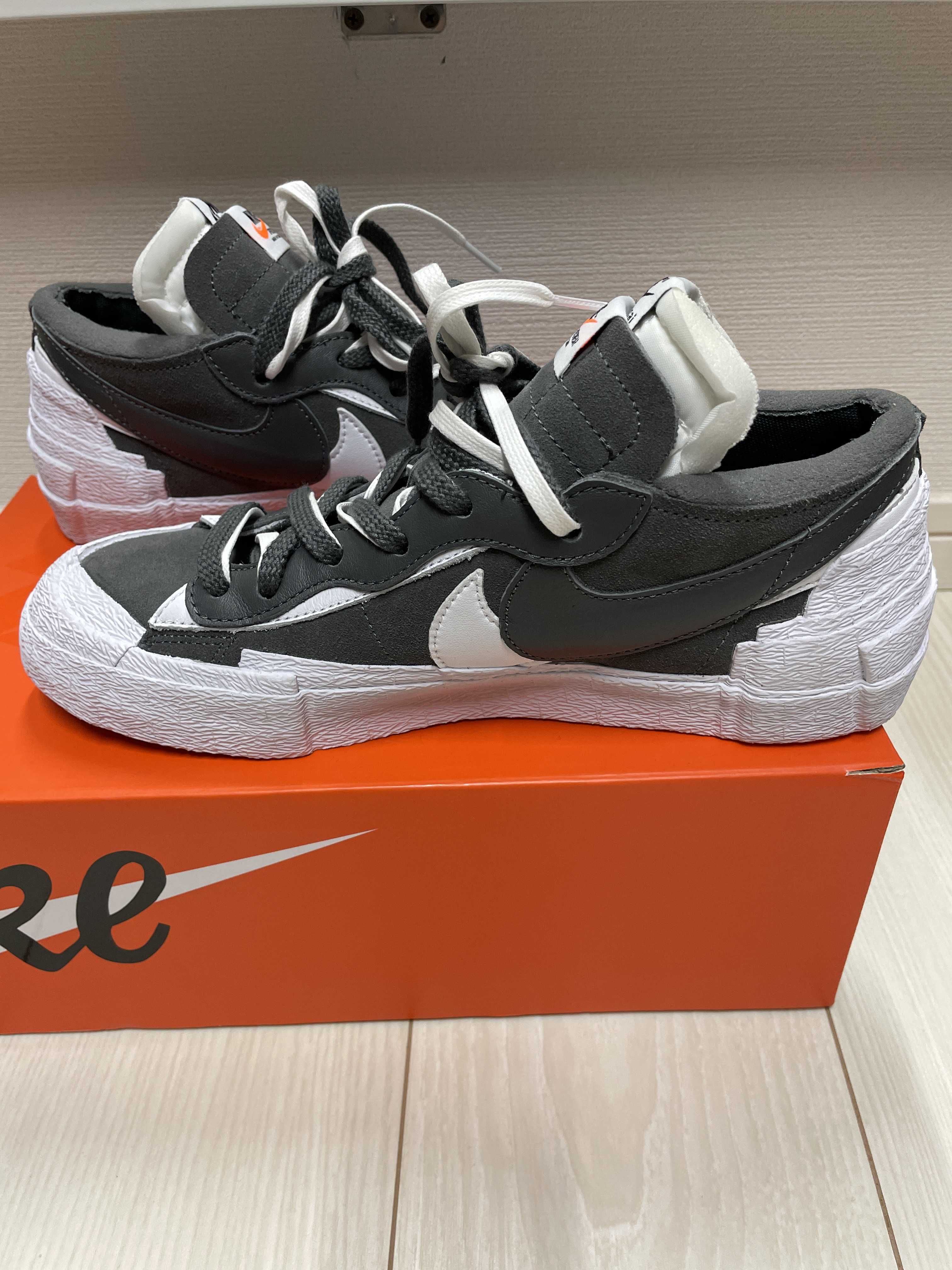 Sacai × Nike Blazer Low "Iron Grey"