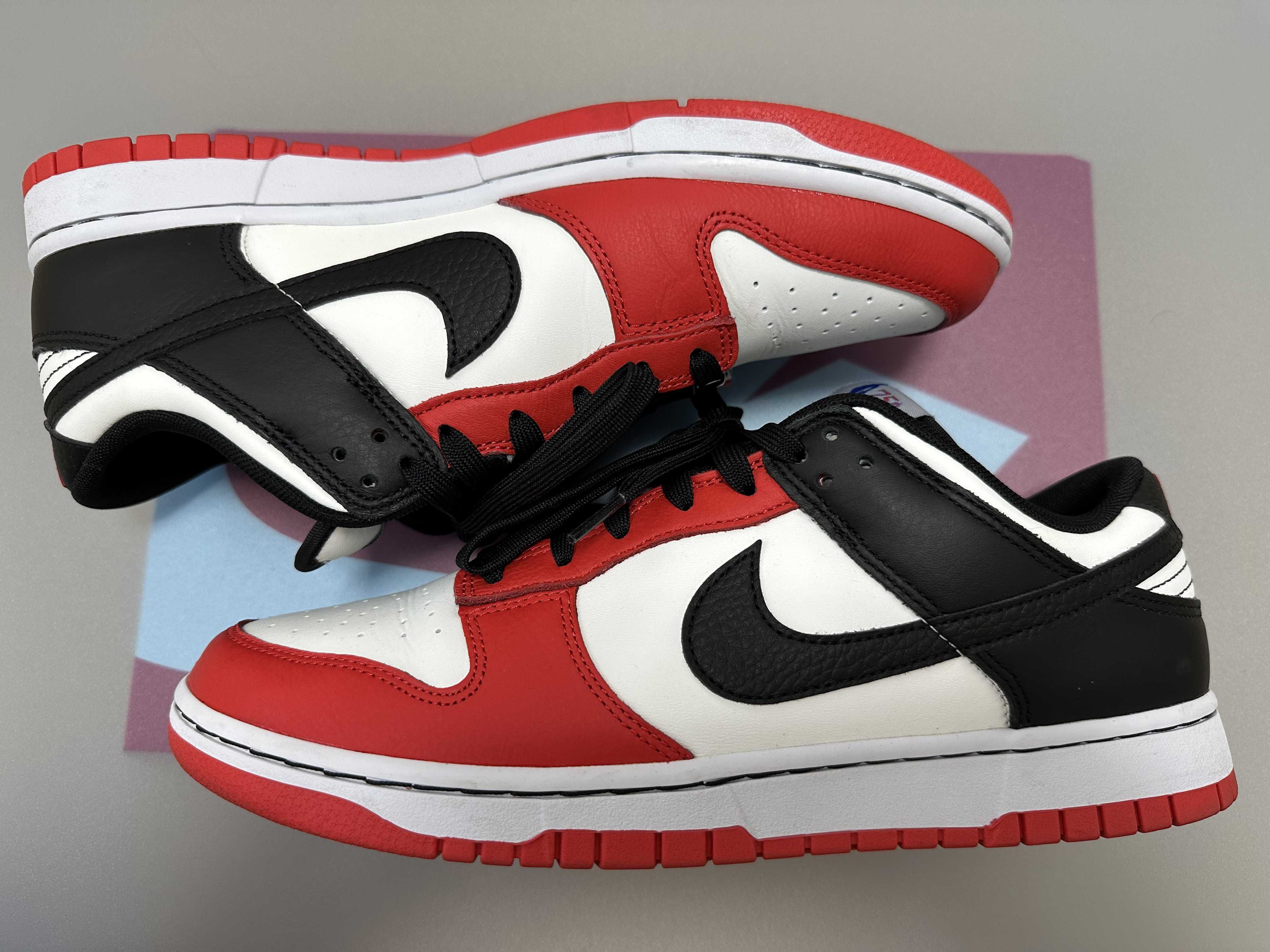 NBA × Nike Dunk Low EMB 75th Anniversary "Chicago Bulls"