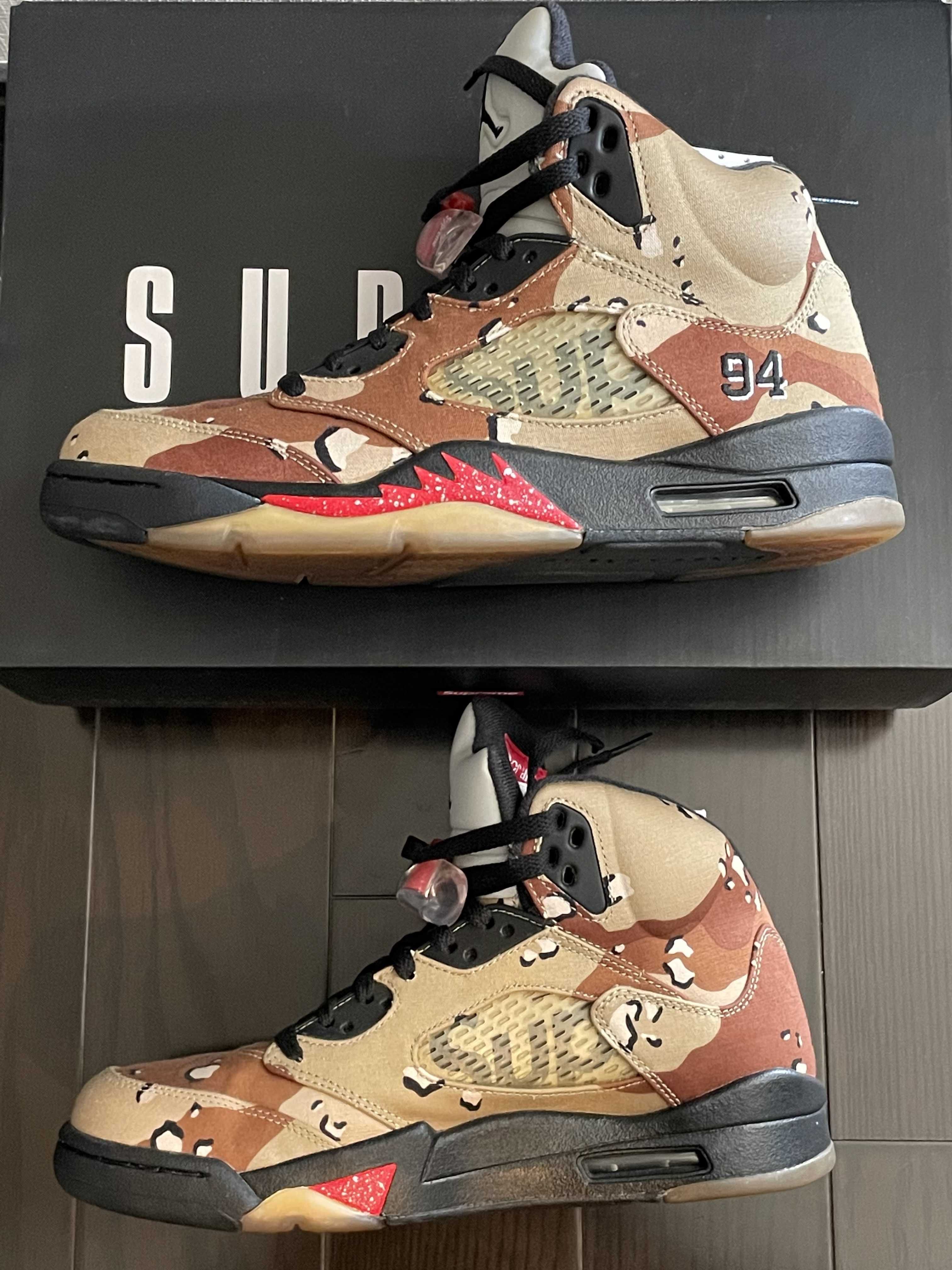 Supreme × Nike Air Jordan 5 Retro "Desert Camo"