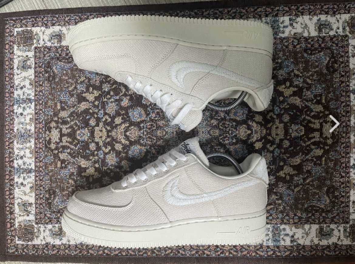Stussy × Nike Air Force 1 Low "Fossil Stone"