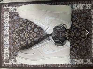 Stussy × Nike Air Force 1 Low "Fossil Stone"