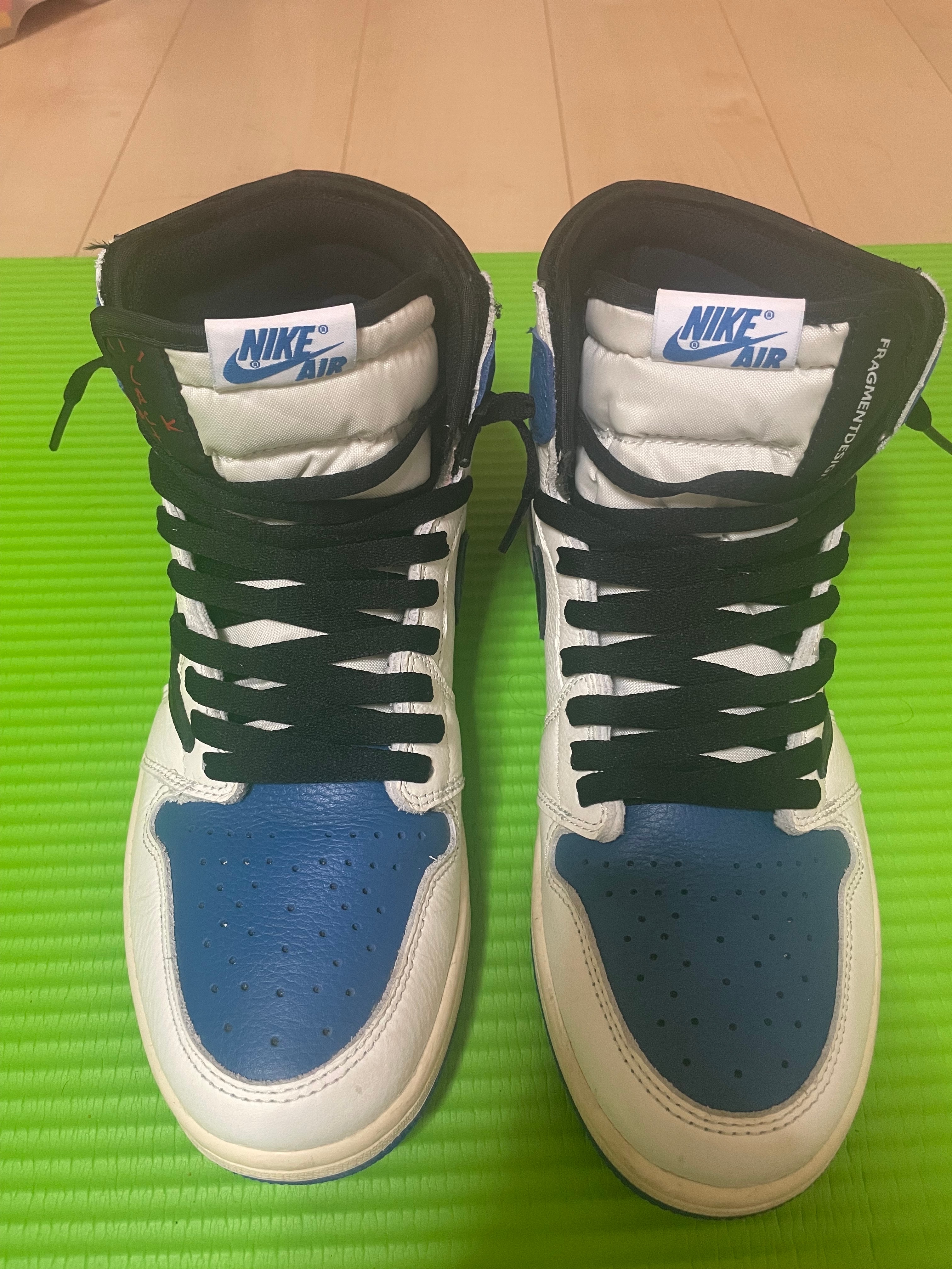 Travis Scott × fragment design × Nike Air Jordan 1 Retro High OG SP "Military Blue"
