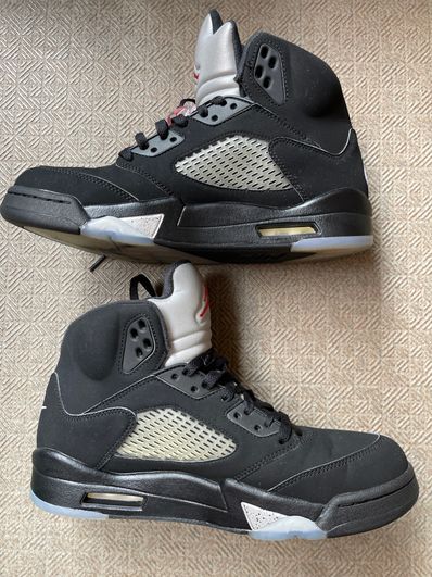 Nike Air Jordan 5 Retro OG "Black/Fire Red/Metallic Silver/White" (2016)