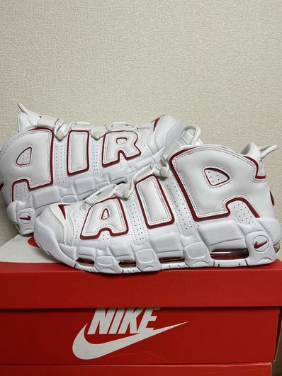 NIKE AIR MORE UPTEMPO "WHITE/VARSITY RED" (2021)