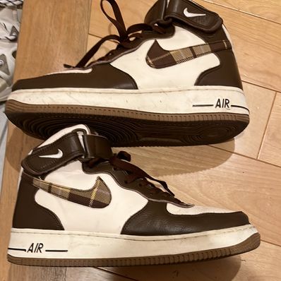 Nike Air Force 1 Mid Plaid "Brown"
