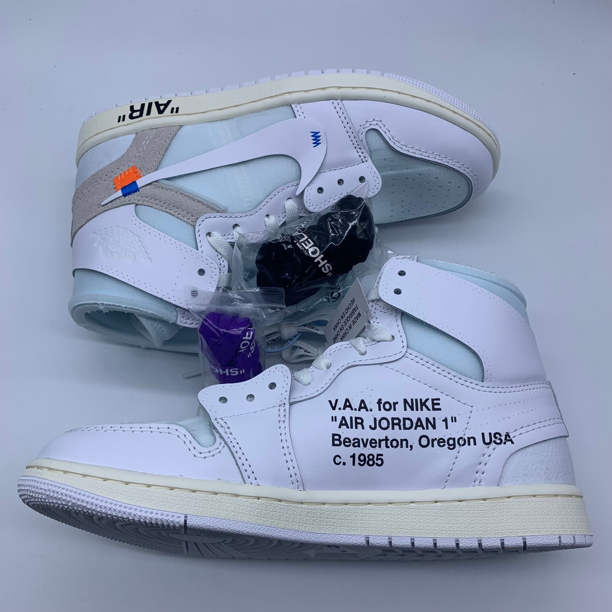 Virgil Abloh Archive (V.A.A.) × Nike Air Jordan 1 Retro High OG "Alaska"