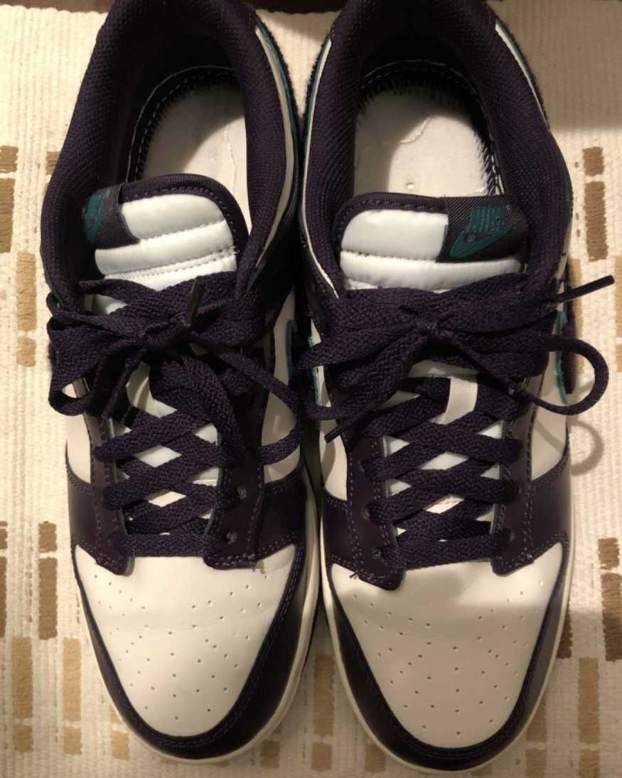 Nike Dunk Low Retro Chenille Swoosh "Grand Purple"