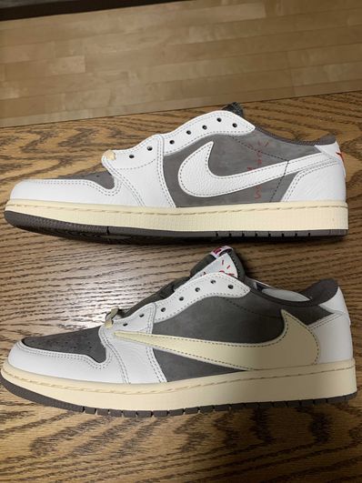 Travis Scott × Nike Air Jordan 1 Low OG SP "Reverse Mocha/Sail and Ridgerock"