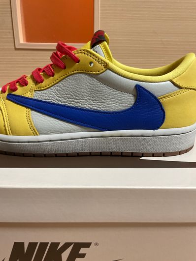 Travis Scott × Nike Women's Air Jordan 1 Retro Low OG "Canary"