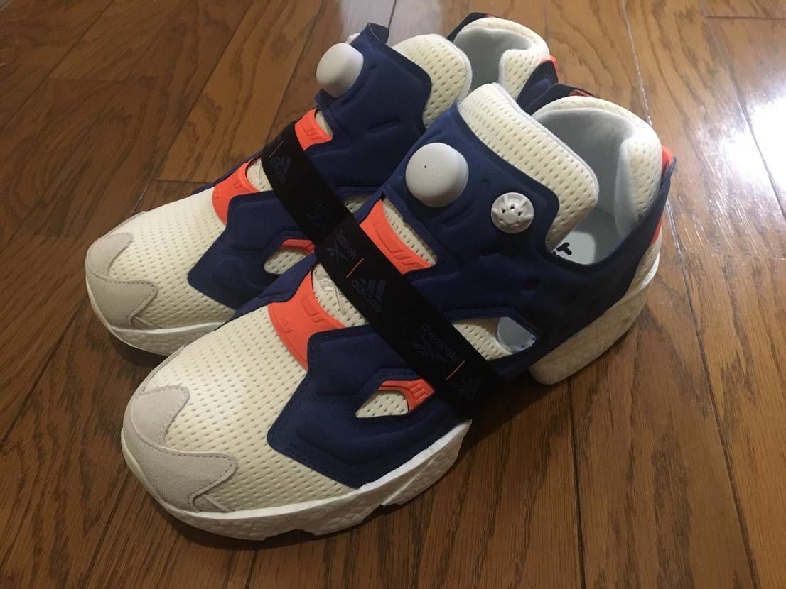 ADIAS×REEBOK CLASSIC INSTAPUMP FURY BOOST WHITE/BLUE