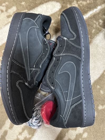 Travis Scott × Nike Air Jordan 1 Low OG SP "Black Phantom"