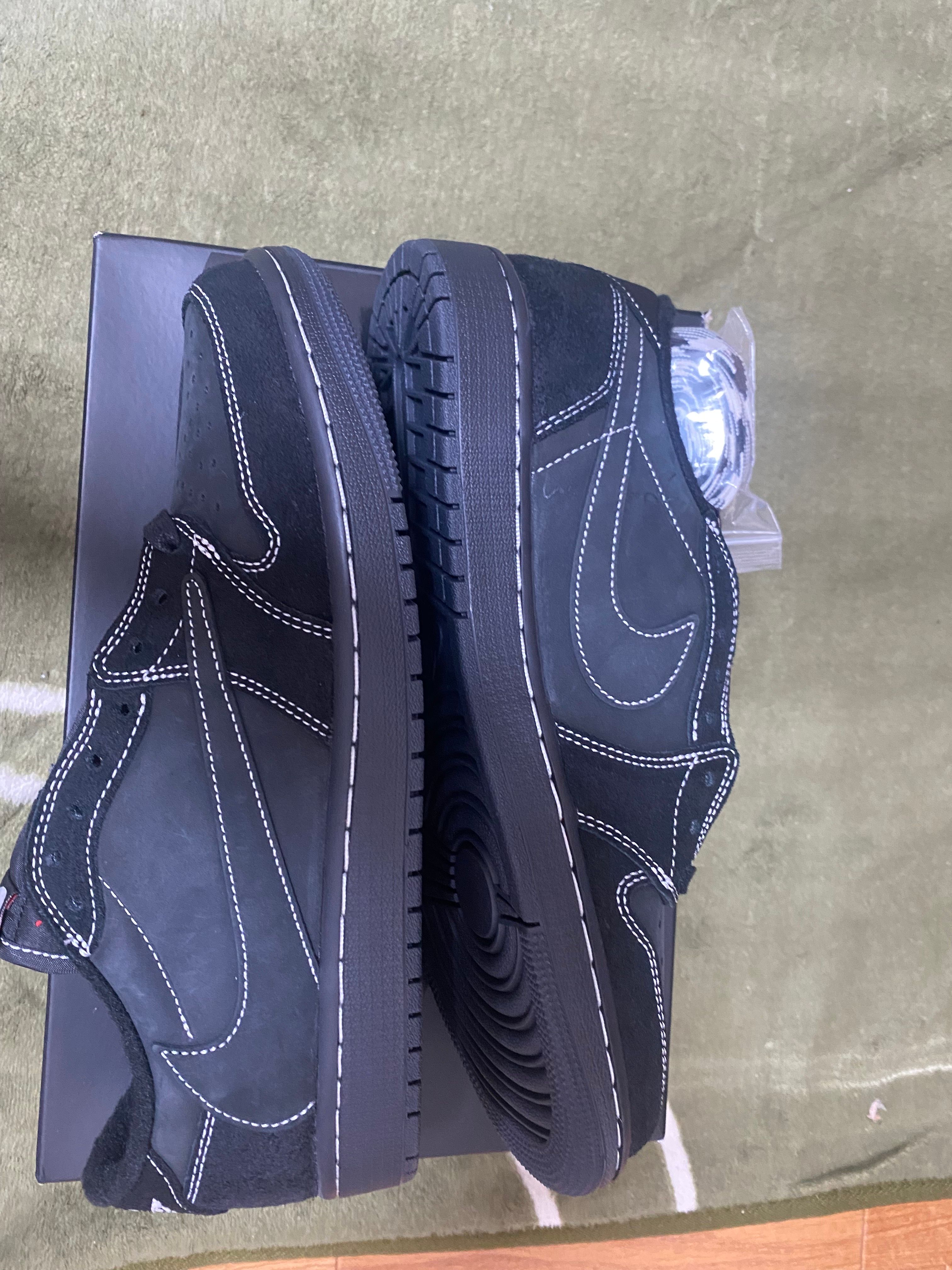 Travis Scott × Nike Air Jordan 1 Low OG SP "Black Phantom"