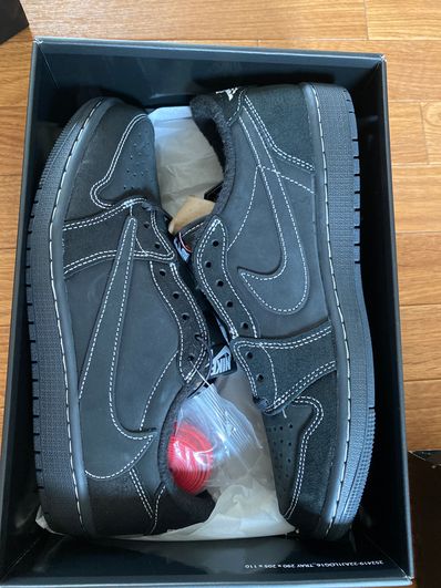 Travis Scott × Nike Air Jordan 1 Low OG SP "Black Phantom"
