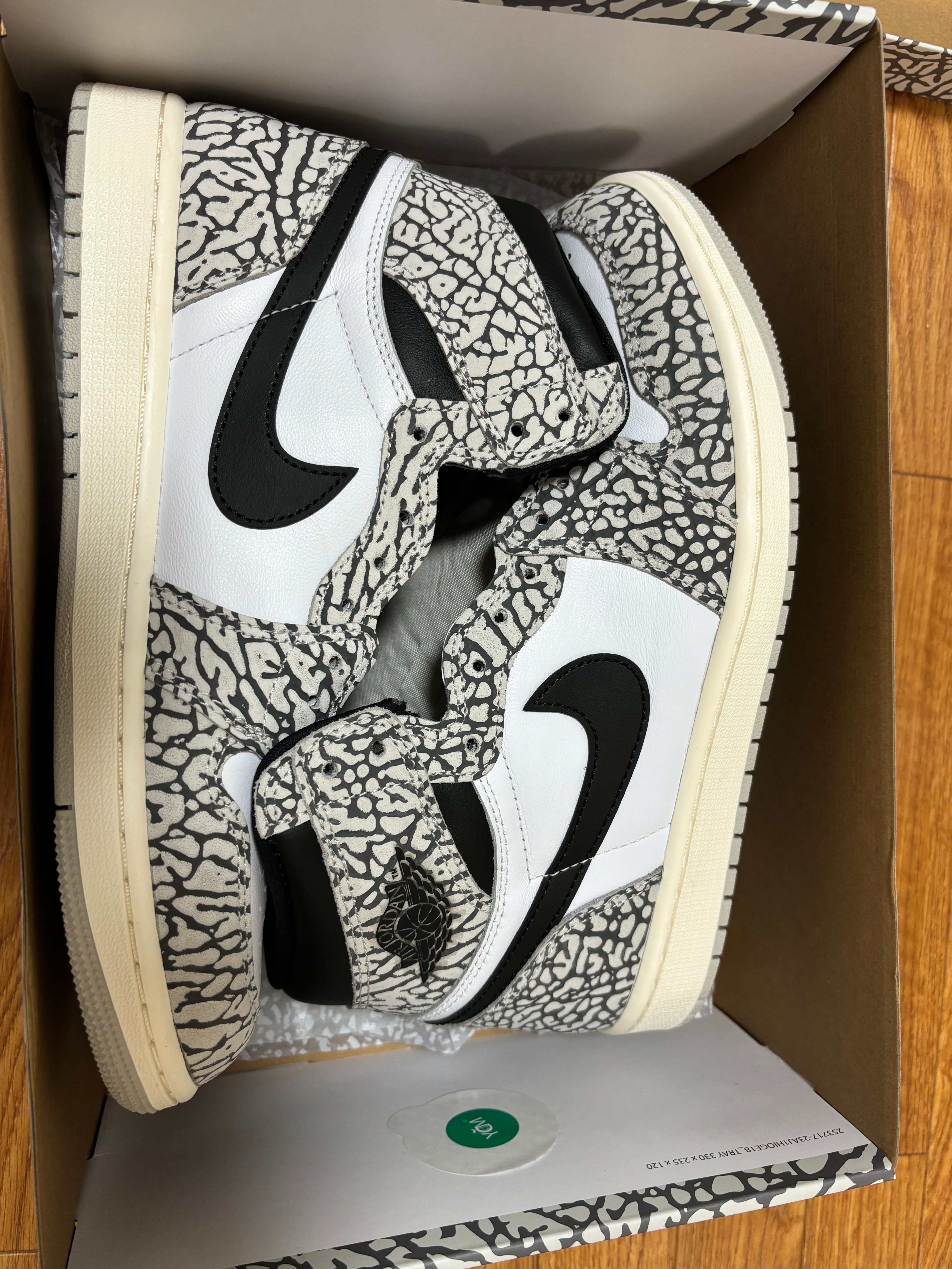 Nike Air Jordan 1 High OG "White Cement/Safari"