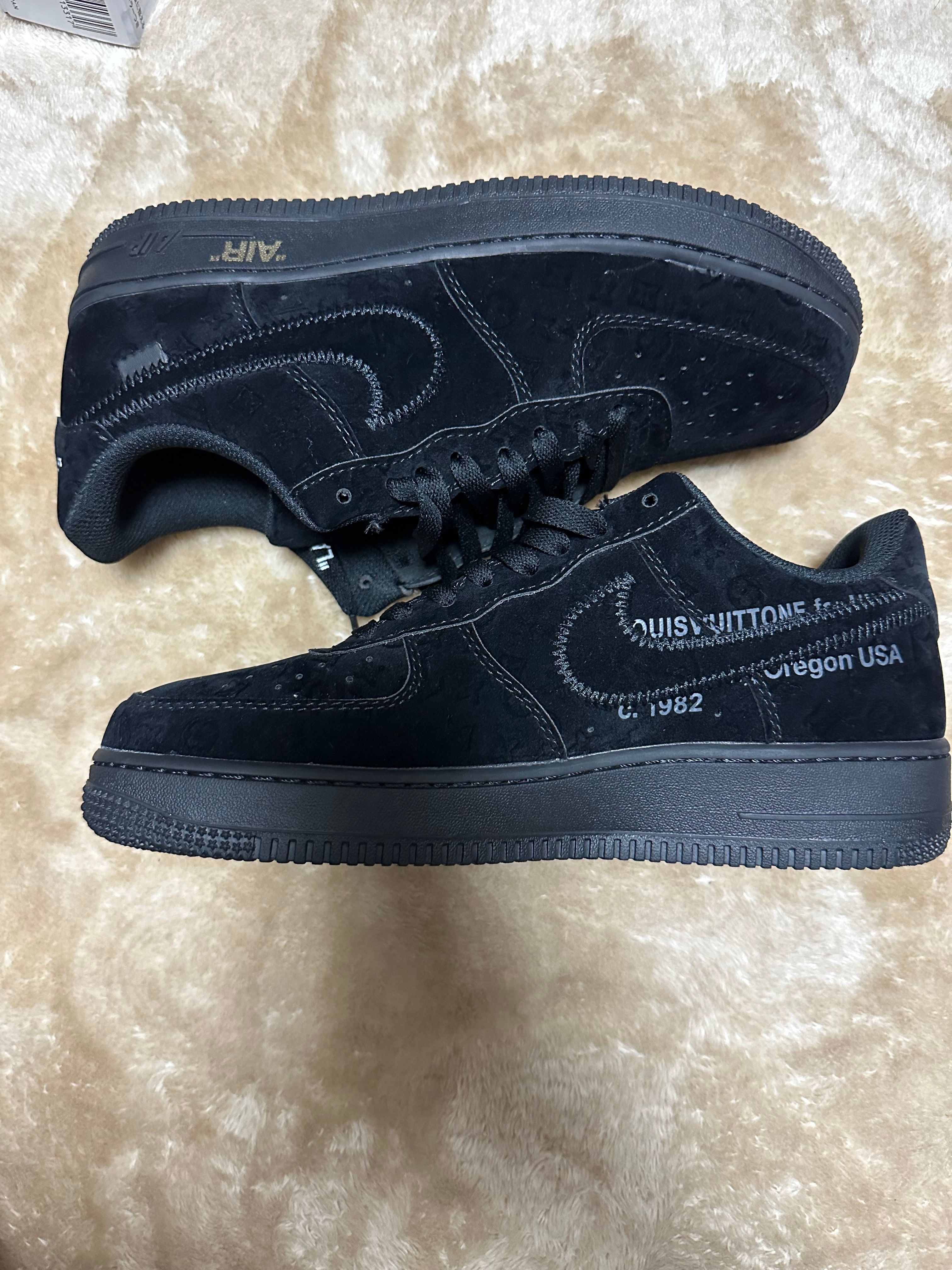 Louis Vuitton × Nike Air Force 1 Low by Virgil Abloh "Black"