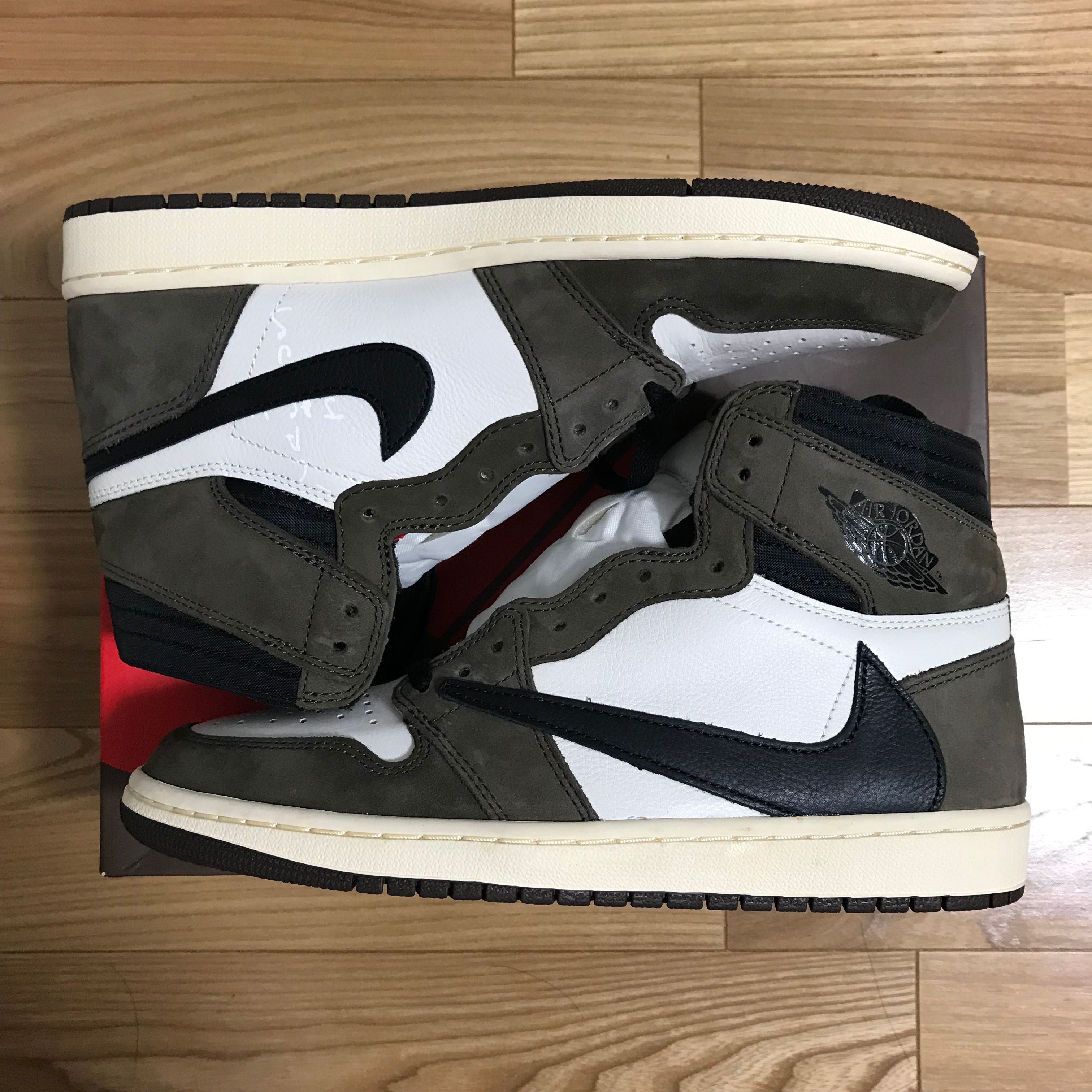 Travis Scott × Nike Air Jordan 1 Retro High OG TS SP "Sail/Dark Mocha"
