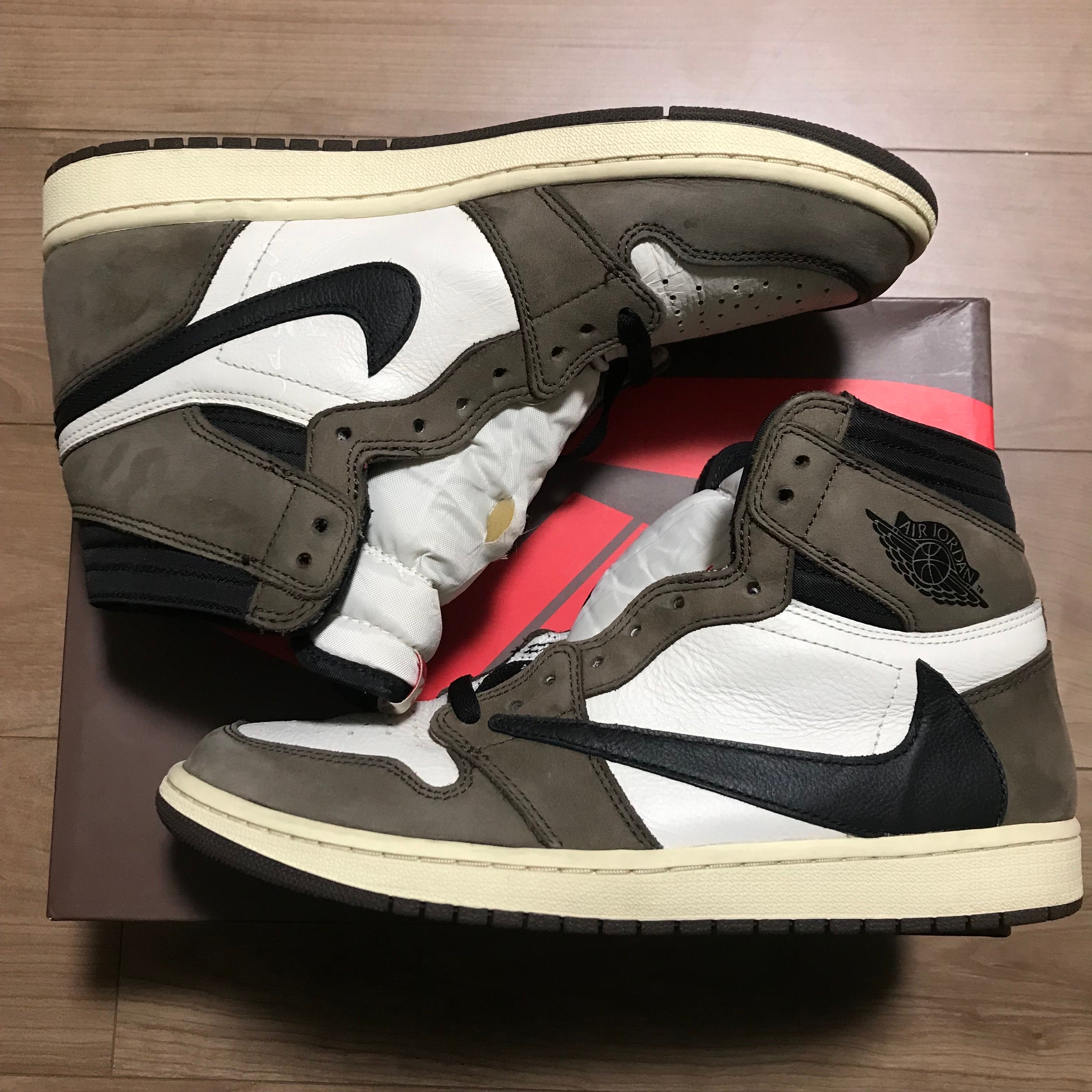 Travis Scott × Nike Air Jordan 1 Retro High OG TS SP "Sail/Dark Mocha"