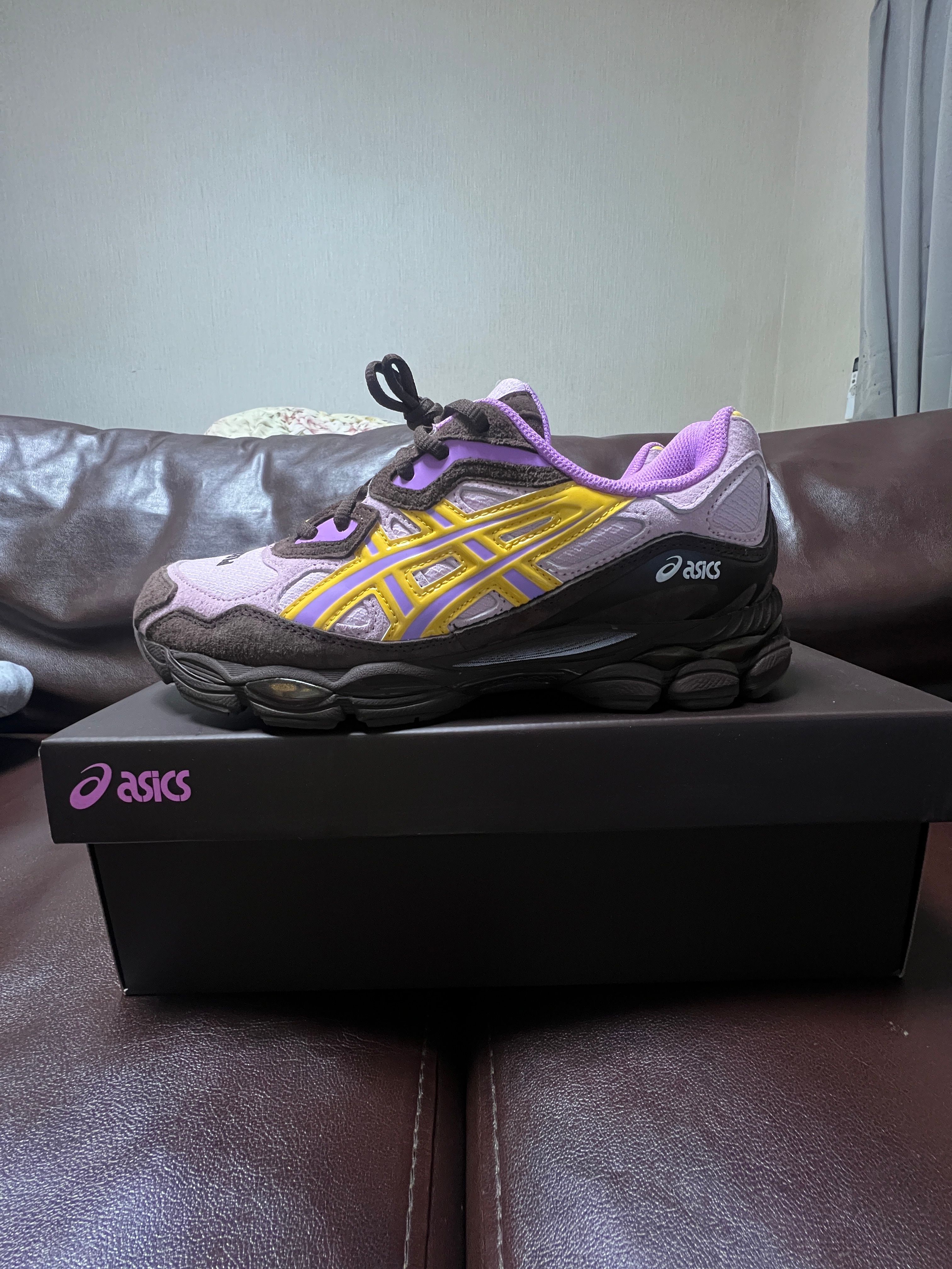 PLEASURES × Asics Gel-NYC "Pink/Brown/Yellow"