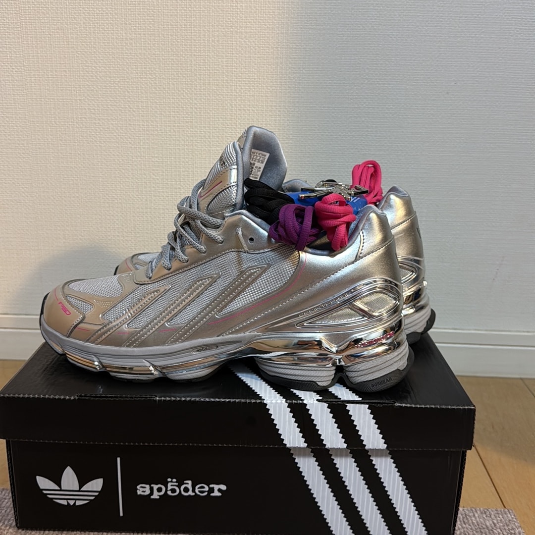Sp5der × adidas F50 Formotion "Silver Metallic"