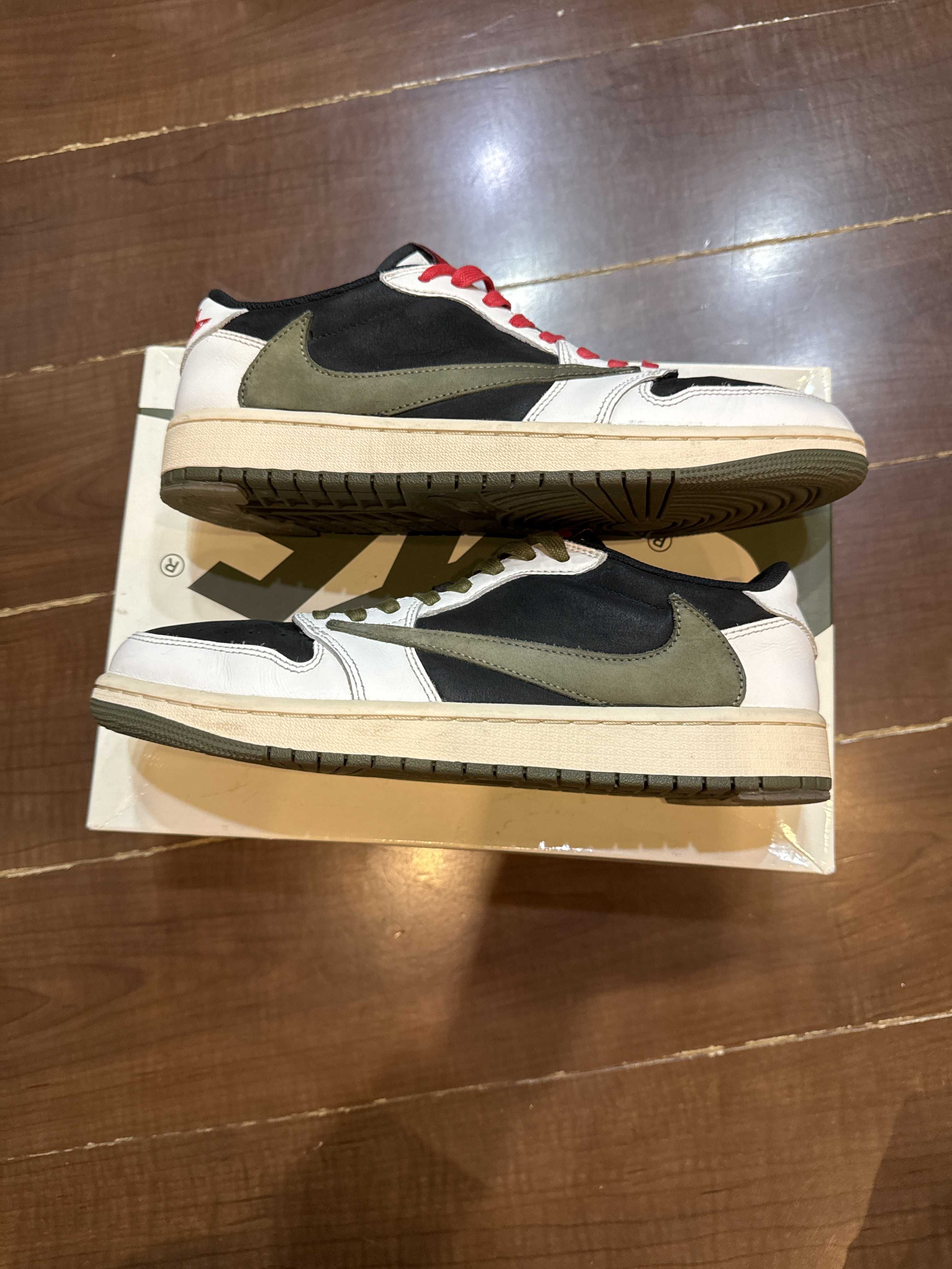 Travis Scott × Nike Women's Air Jordan 1 Low OG "Medium Olive"