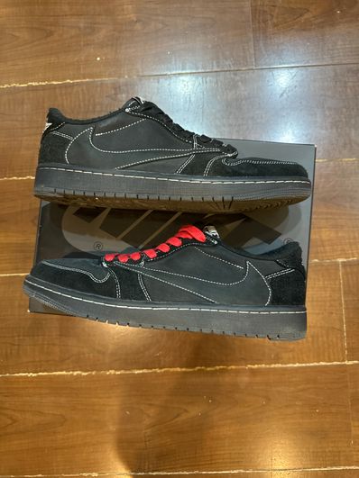 Travis Scott × Nike Air Jordan 1 Low OG SP "Black Phantom"