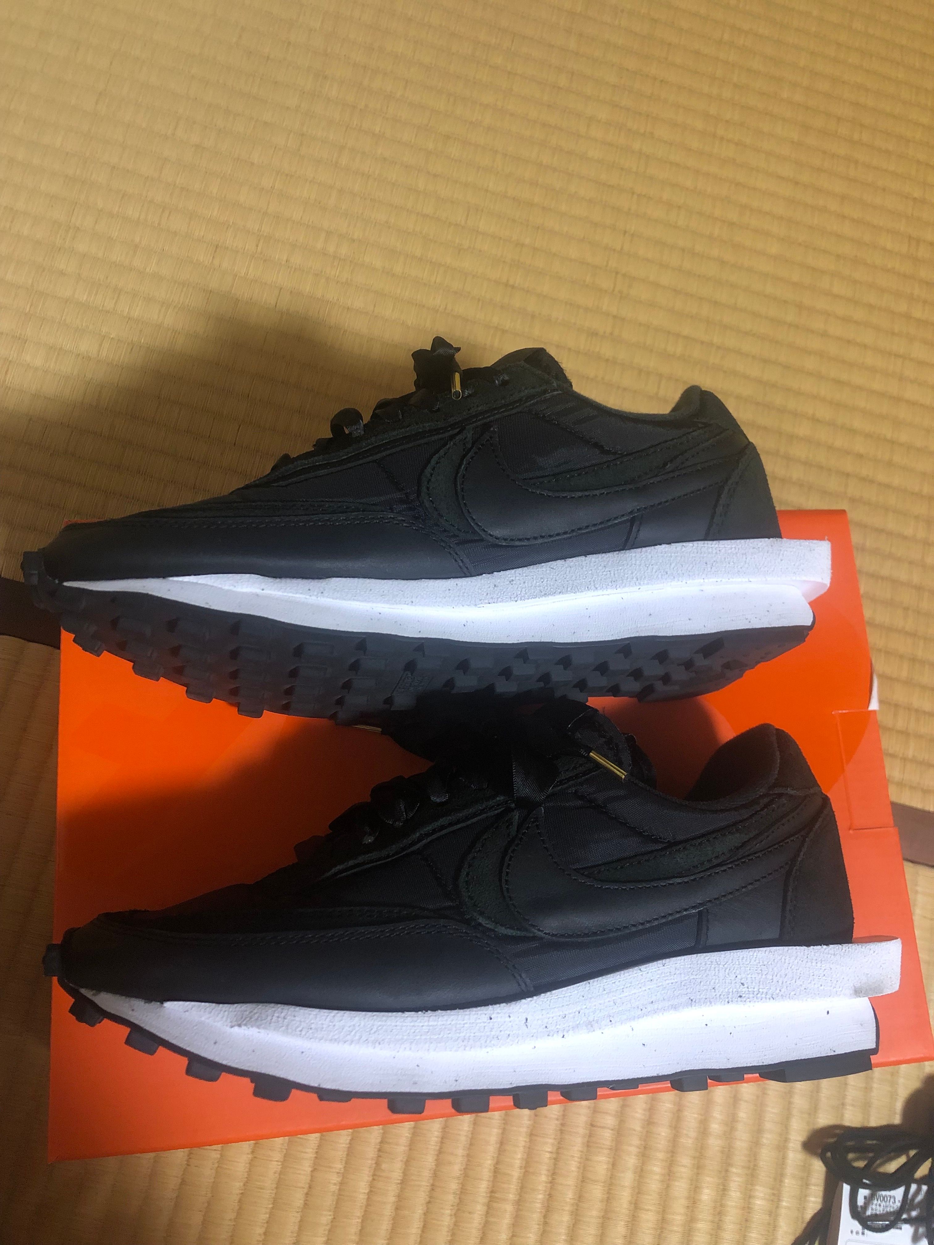 sacai × Nike LDV Waffle "Triple Black"