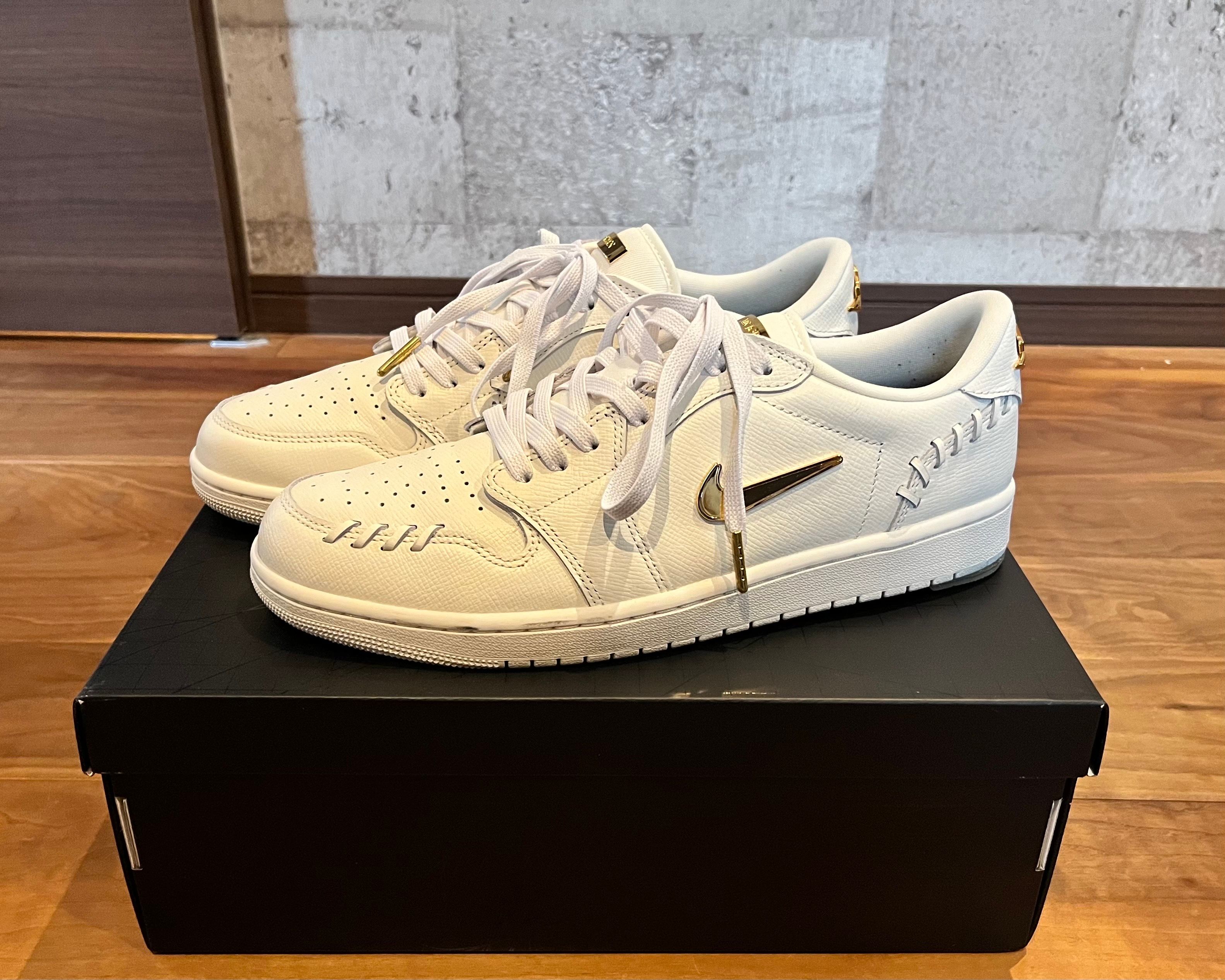 Nike Women's Air Jordan 1 Low Method Of Make "White/Gold"
