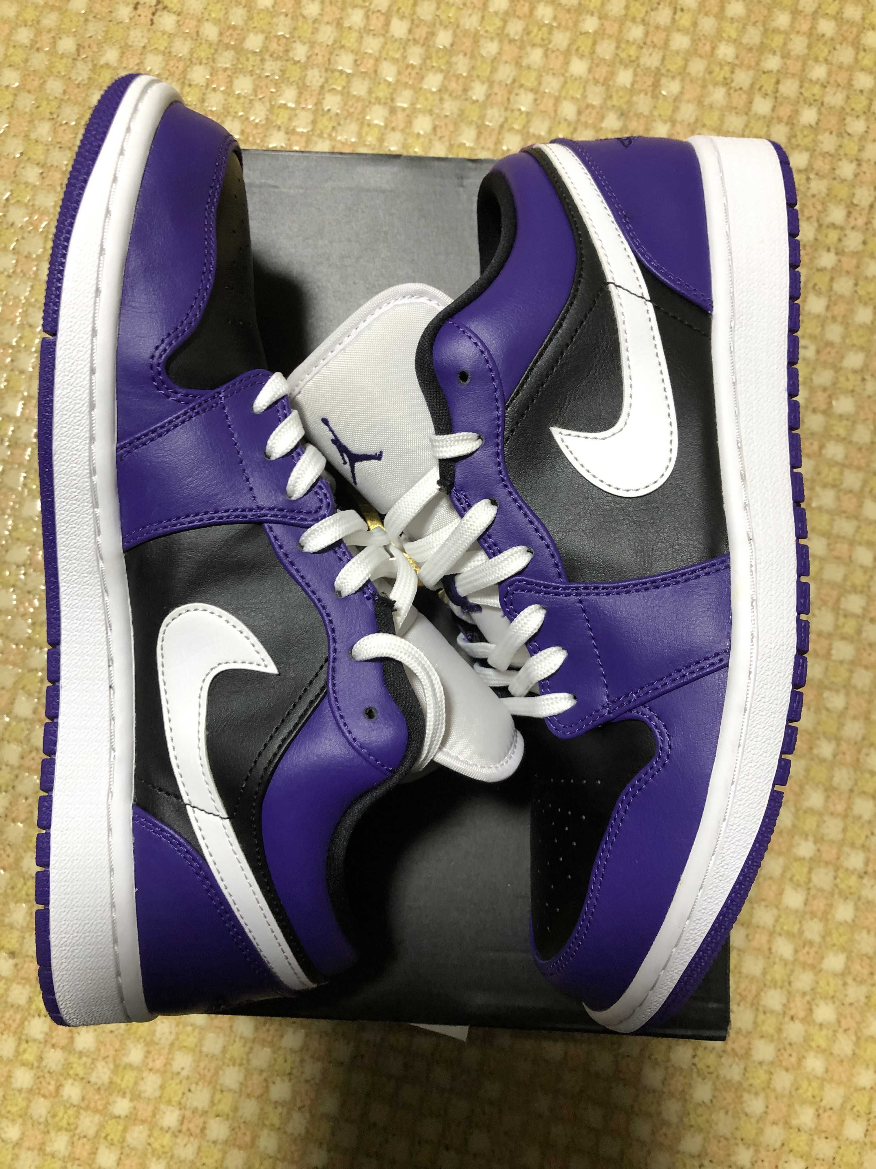 Nike Air Jordan 1 Low "Court Purple/White/Black"