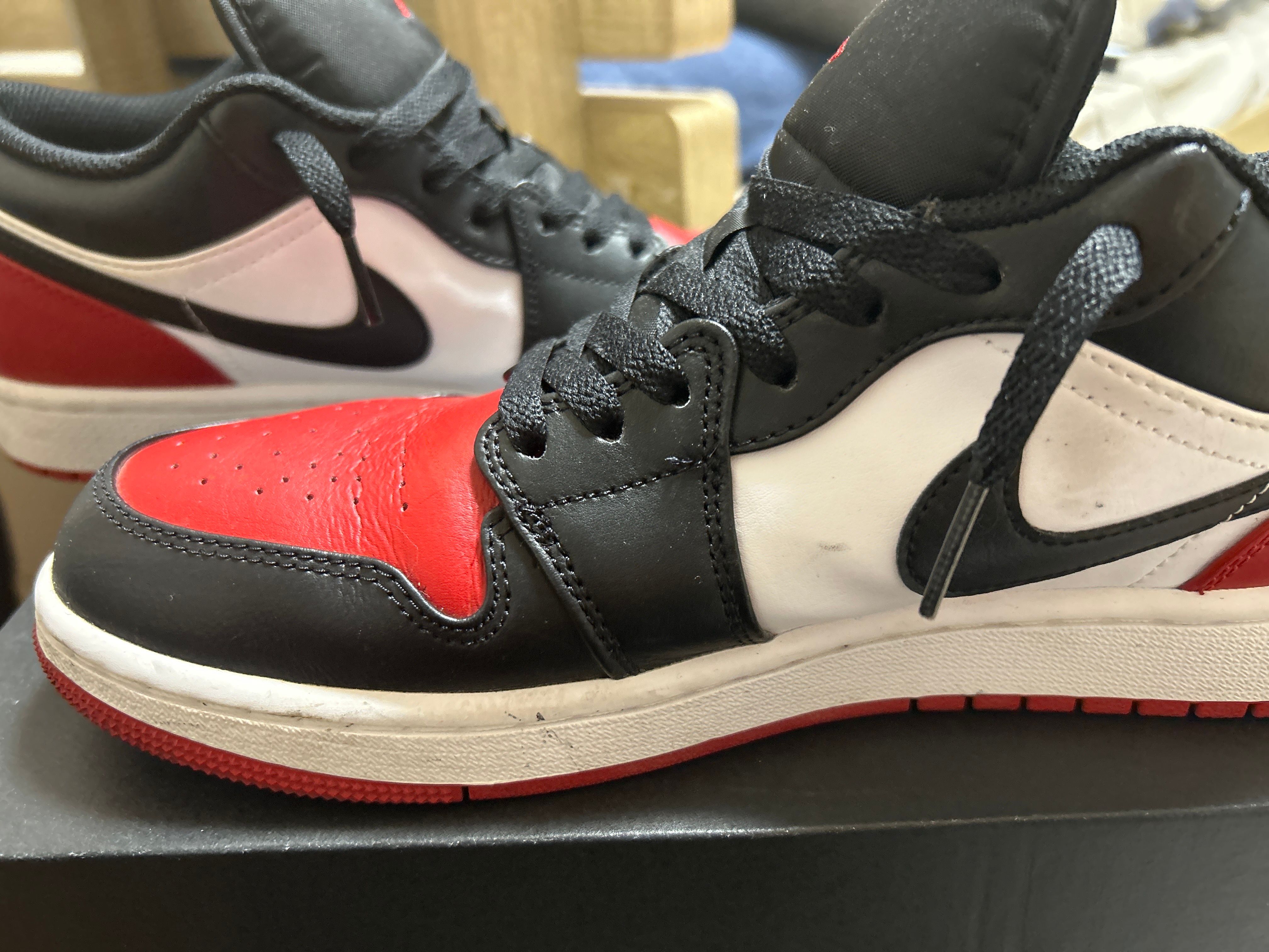 Nike Air Jordan 1 Low "Bred Toe"