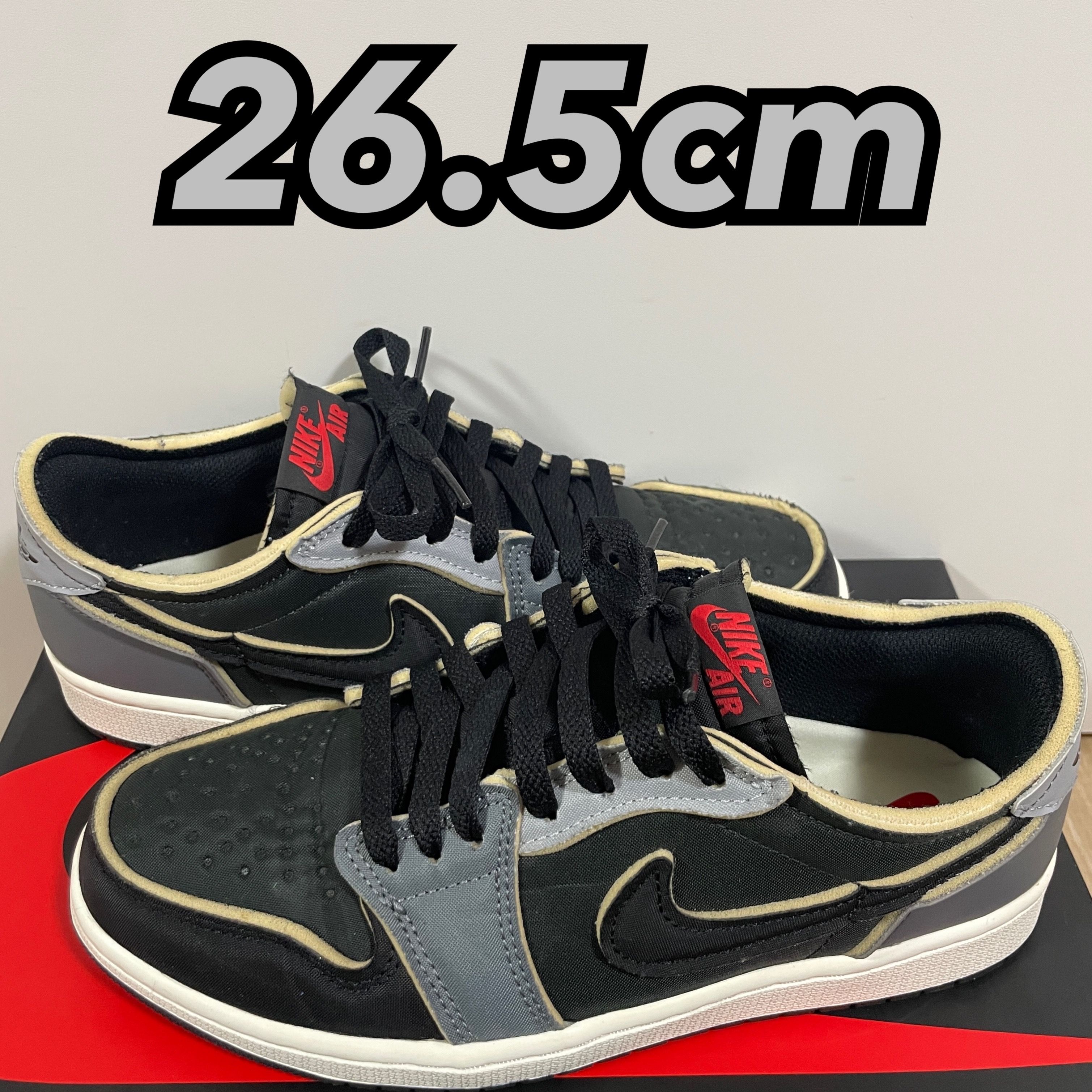 Nike Air Jordan 1 Low OG EX "Black and Smoke Grey"