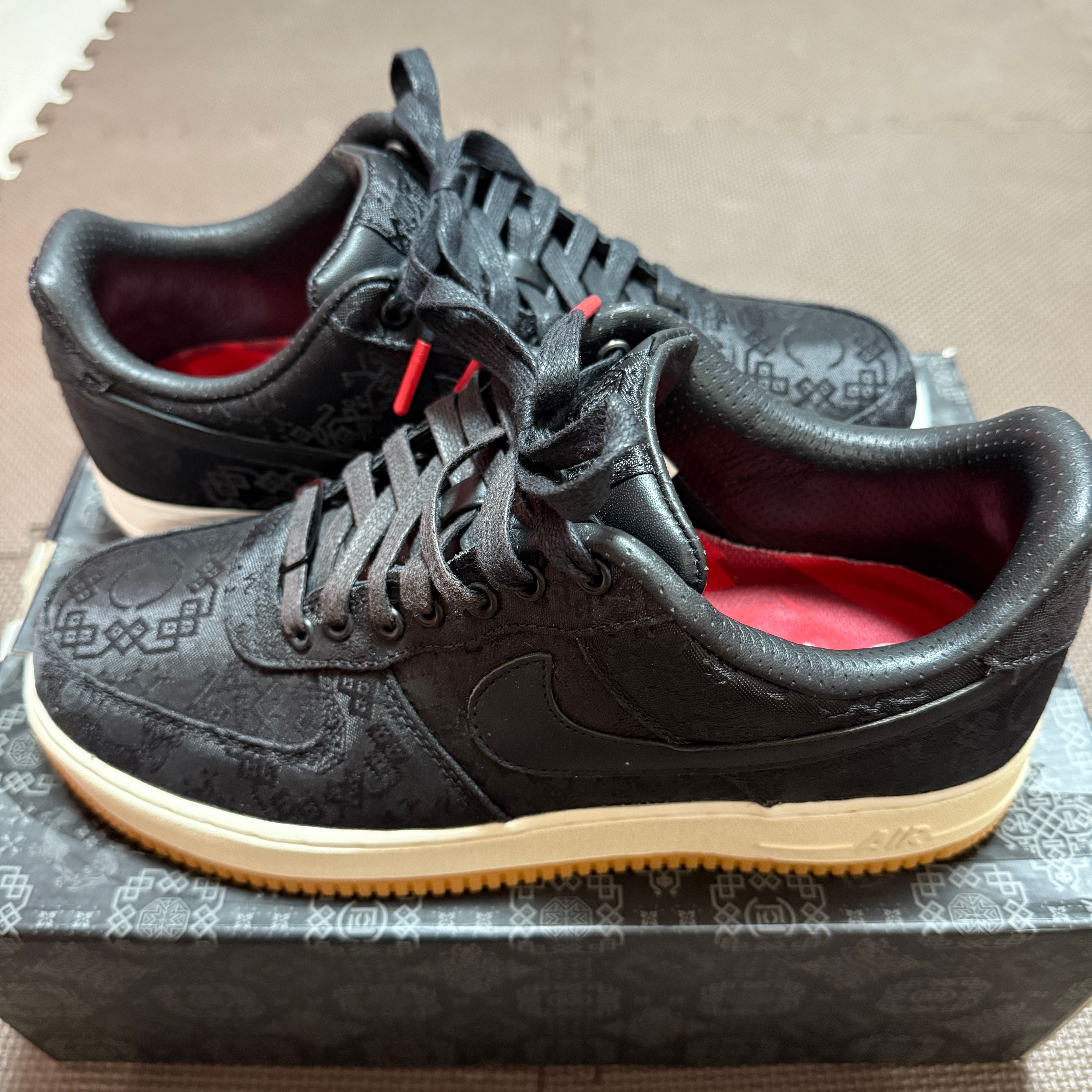Fragment × CLOT × Nike Air Force 1 Low "Black"