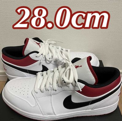 Nike Air Jordan 1 Low "White/University Red/Black"