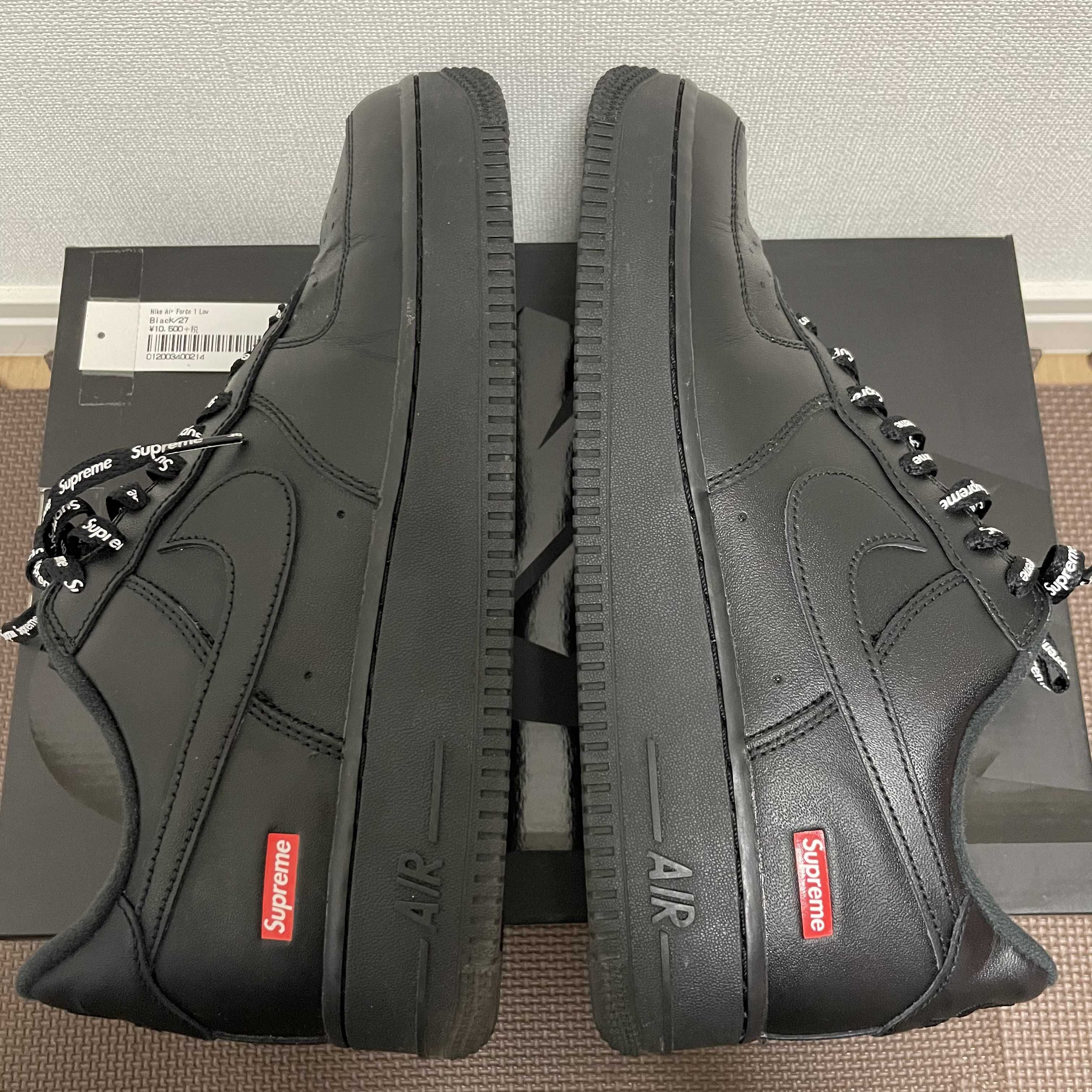 Supreme × Nike Air Force 1 Low "Black"