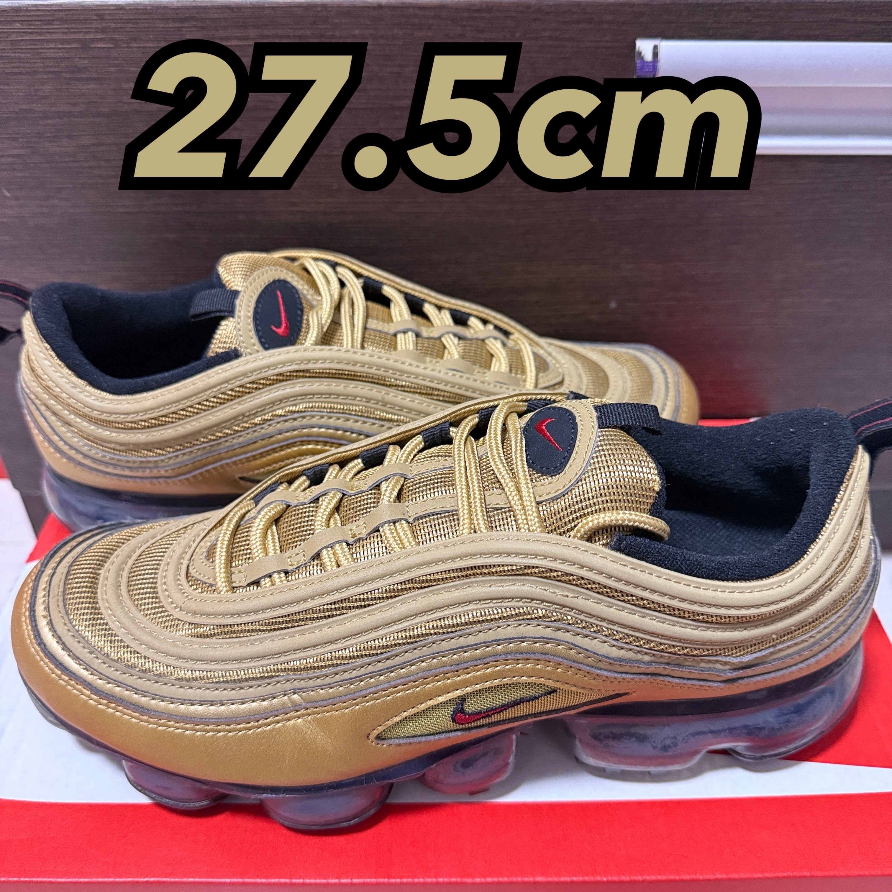 NIKE AIR VAPORMAX 97 "METALLIC GOLD"