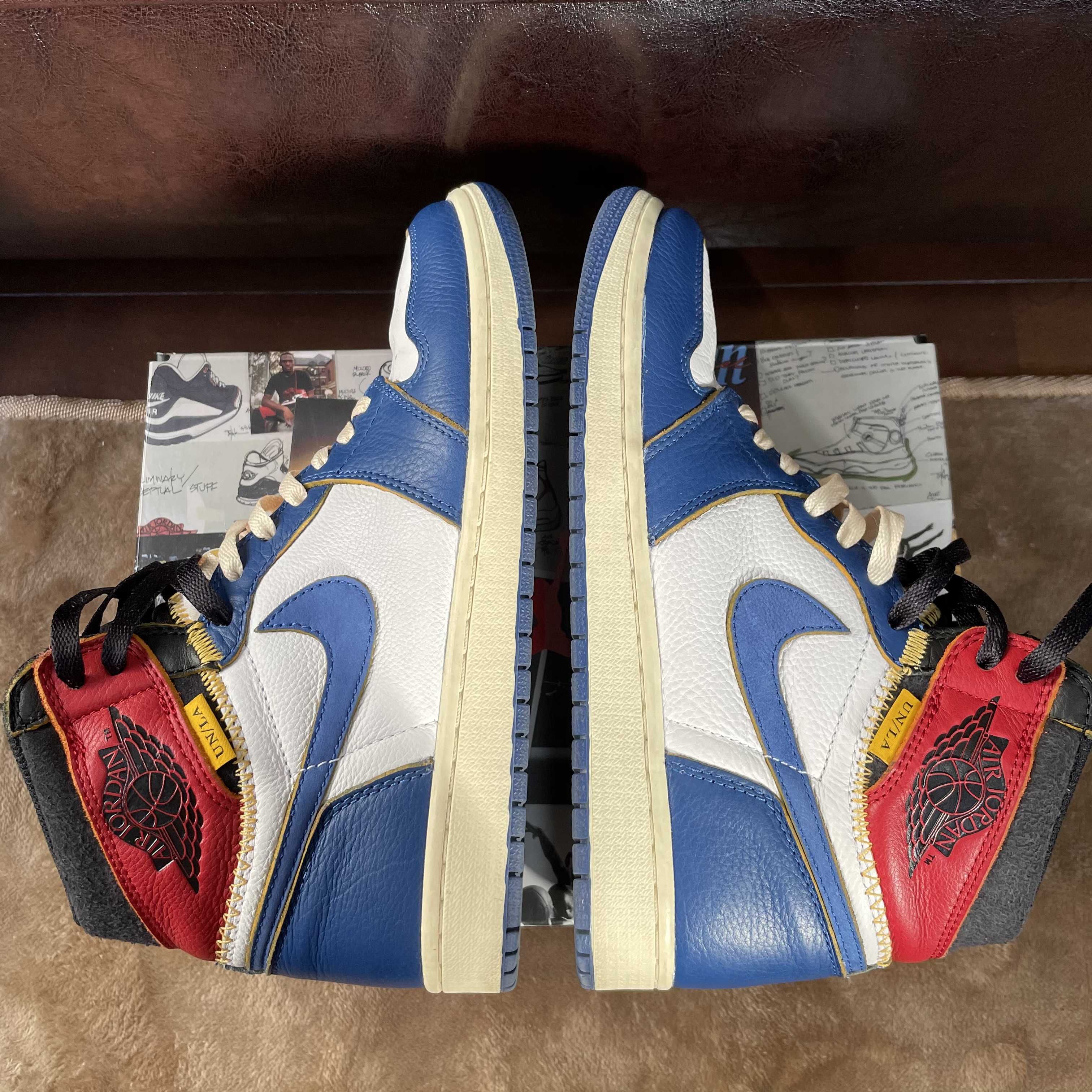 Union × Nike Air Jordan 1 Retro High OG NRG "Storm Blue/Varsity Red"